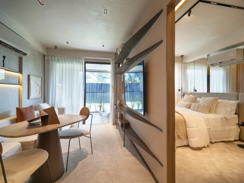 Decorado Studio · Sala-Quarto